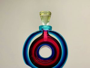 Round Colored Perfume Bottle